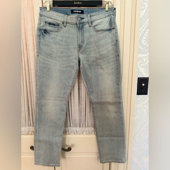Express Other - Express slim skinny hyperstrech blue jeans